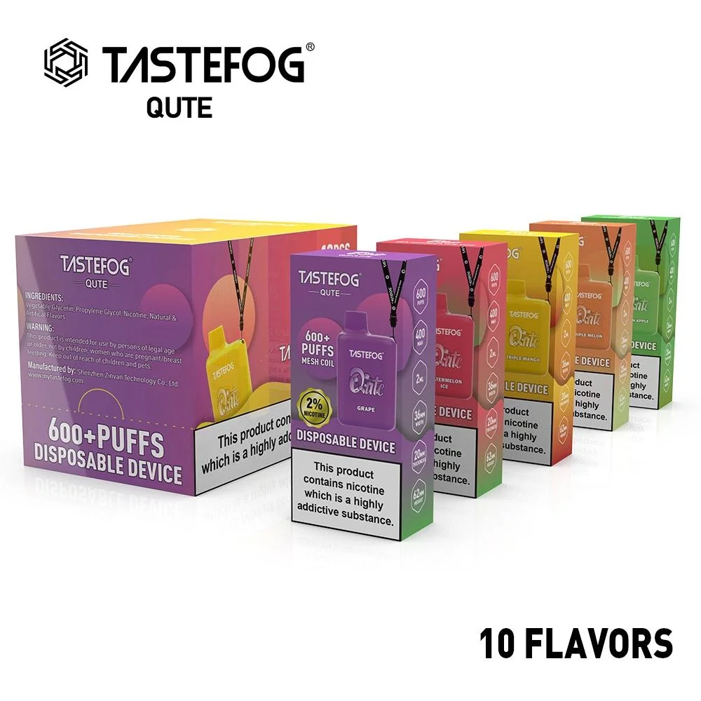 Tastefog Qute 800 Puffs Disposable Vape Wholesale E Cigarette Elf Puff Bar