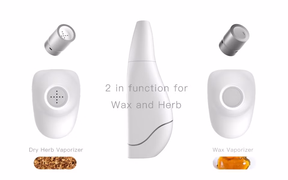2023 Custom Best Smoking Wholesale Concentrate New Crack W-Eed Mini Wax Flower X Enail DAB Rig Pipe Electric Herbal Pipe Dry Herb Vaporizer