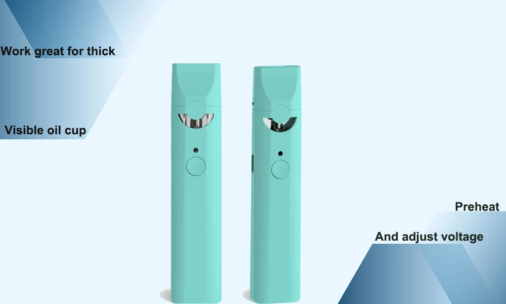 Disposable Pod Style USB- C Charge Button Activated DAB Oil Vape Pen 1ml