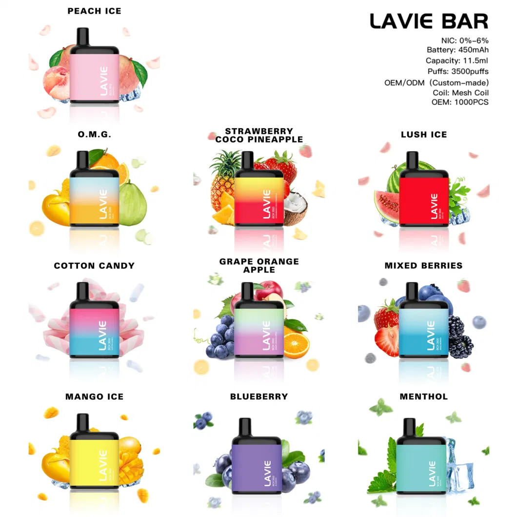 Lavie Box 3500 Puffs Disposable Vape Vapor