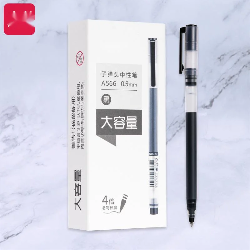 Large Capacity Student Exam Bullet Head Neutral Gel Pen