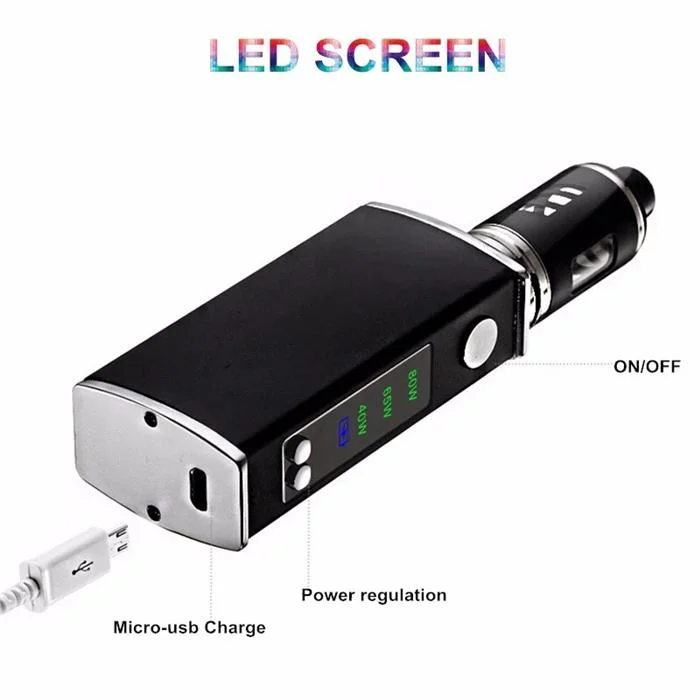 Rechargeable 2.0ml 2200mAh 80W Vape Electronic Cigarette Box Mod Kit