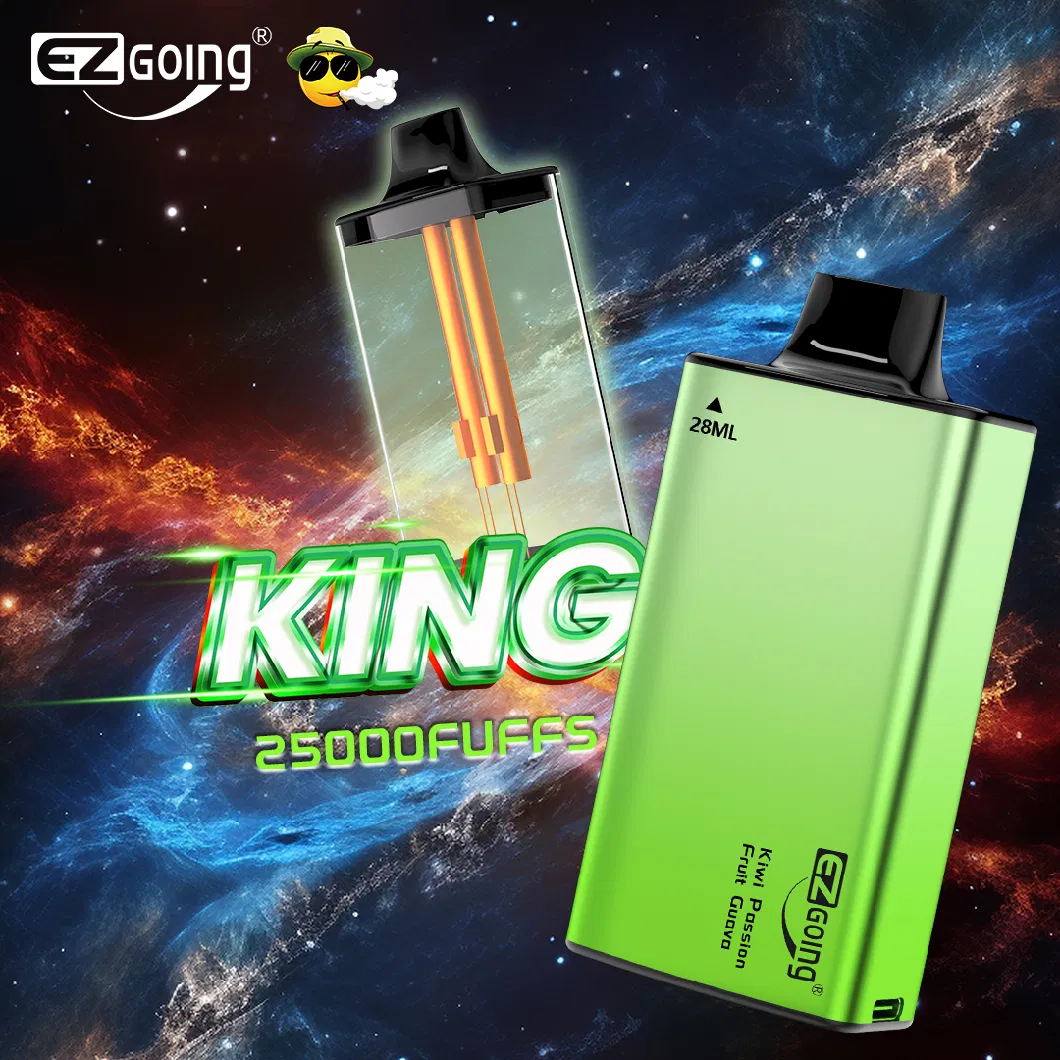 Ezgoing Factory LED Screen 15000puff 20000puff 25000puff Wholesale Disposable Vape Big Puff