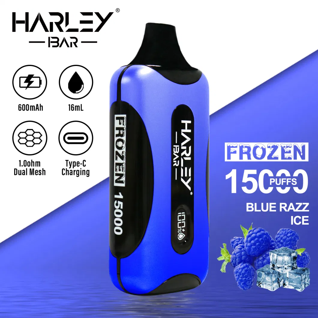 Harleybar Frozen 18K Vaporizer EU Warehouse E-Cigarettes Vape 18000 Puffs Vapers 15000 Geek Price Bar Disposable Vapers