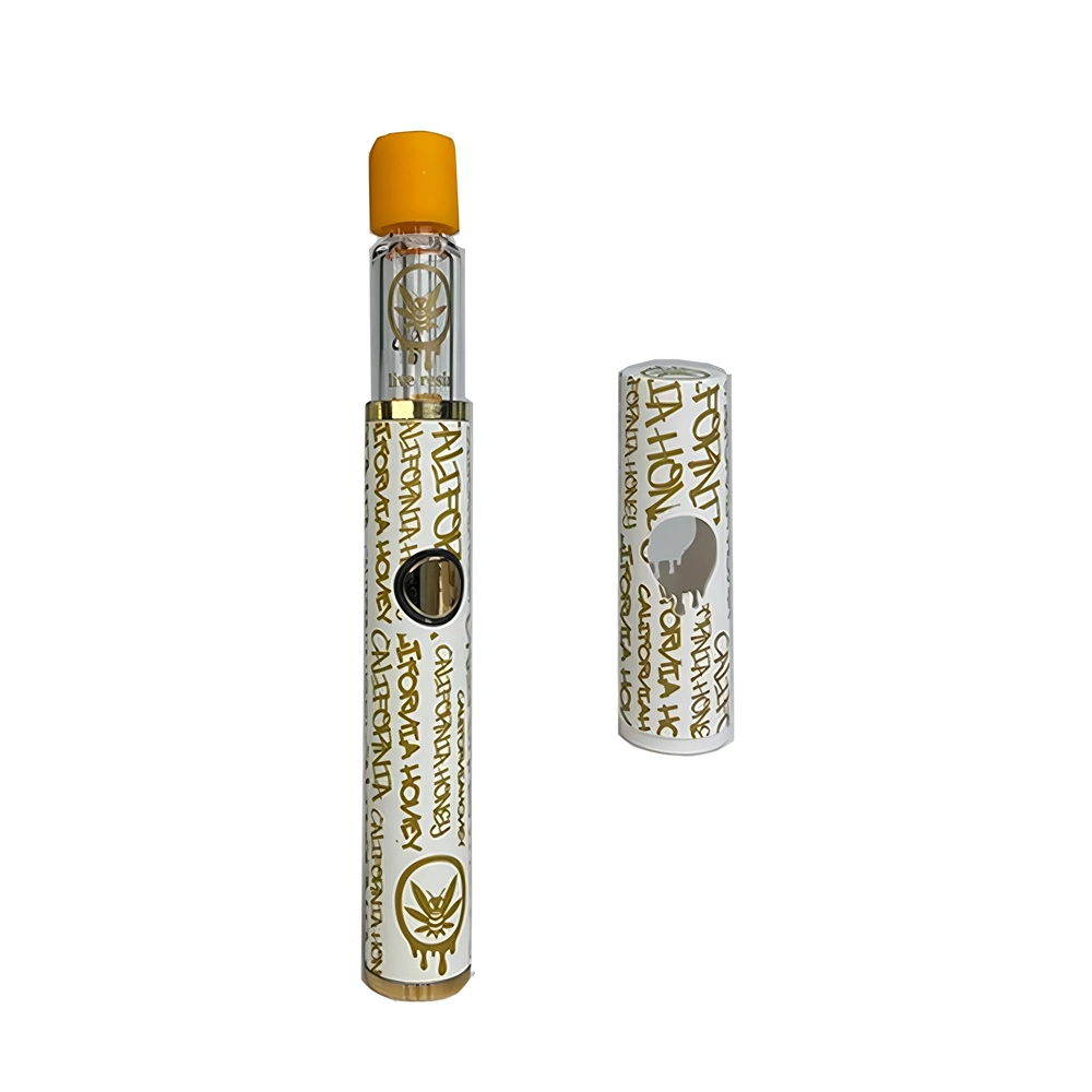 Wholesale Empty California Honey All Full Glass Diposable Vape Pen Vaporizer 1ml 1.0ml 1000mg 1g Ceramic Coil CB.D Th.C Delt.a 8 Extracts Starter Kit with Lead