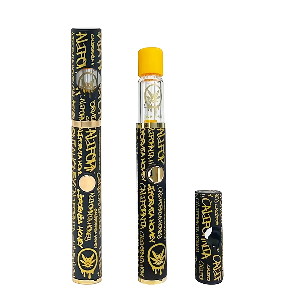 Wholesale Empty California Honey All Full Glass Diposable Vape Pen Vaporizer 1ml 1.0ml 1000mg 1g Ceramic Coil CB.D Th.C Delt.a 8 Extracts Starter Kit with Lead