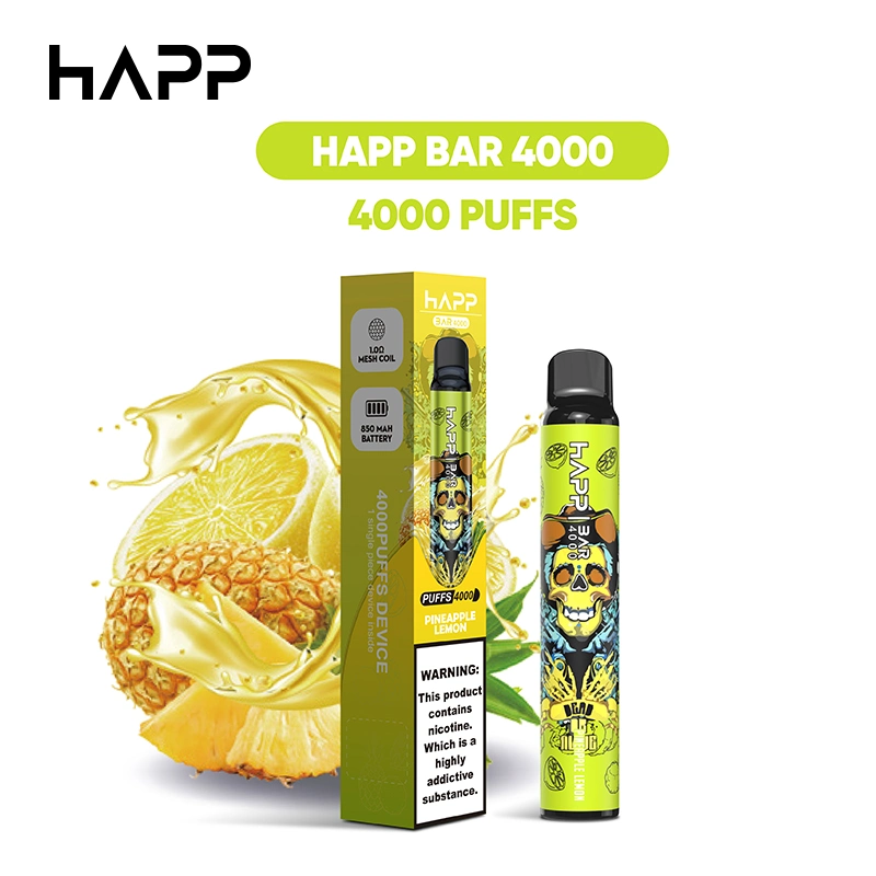 Happ4000 E Cig 4000 Puffs E Cigarette Pod Vape Germany 2% Vape Disposable Vaporizer