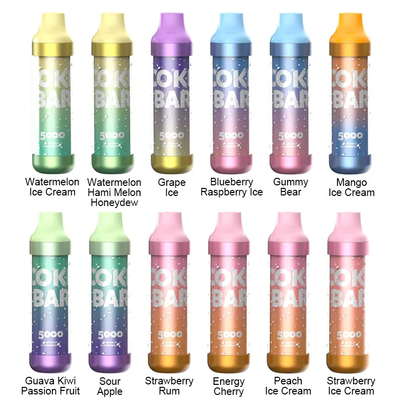 Wholesale I Vape Wotofo Cokebar 5000 Puffs Rechargeable Vape Pen Disposable Kit 550mAh 13ml Tasty Fancy and Shiny