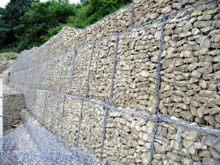 8*10cm10*12cm Galvanized/PVC Coated Gabion Mesh/Gabion Box