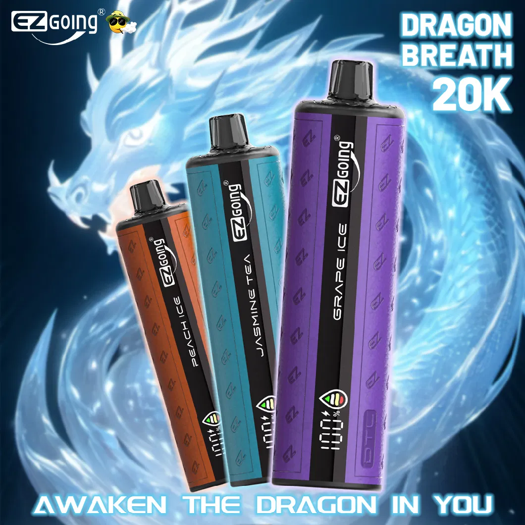 Ezgoing Factory LED Screen 15000puff 20000puff 25000puff Wholesale Disposable Vape Big Puff