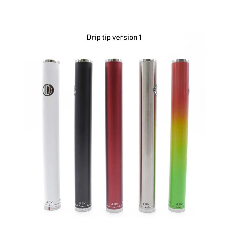 Top Selling Colorful Voltage Vape Pen Battery 510 Thread Wax Pen Battery