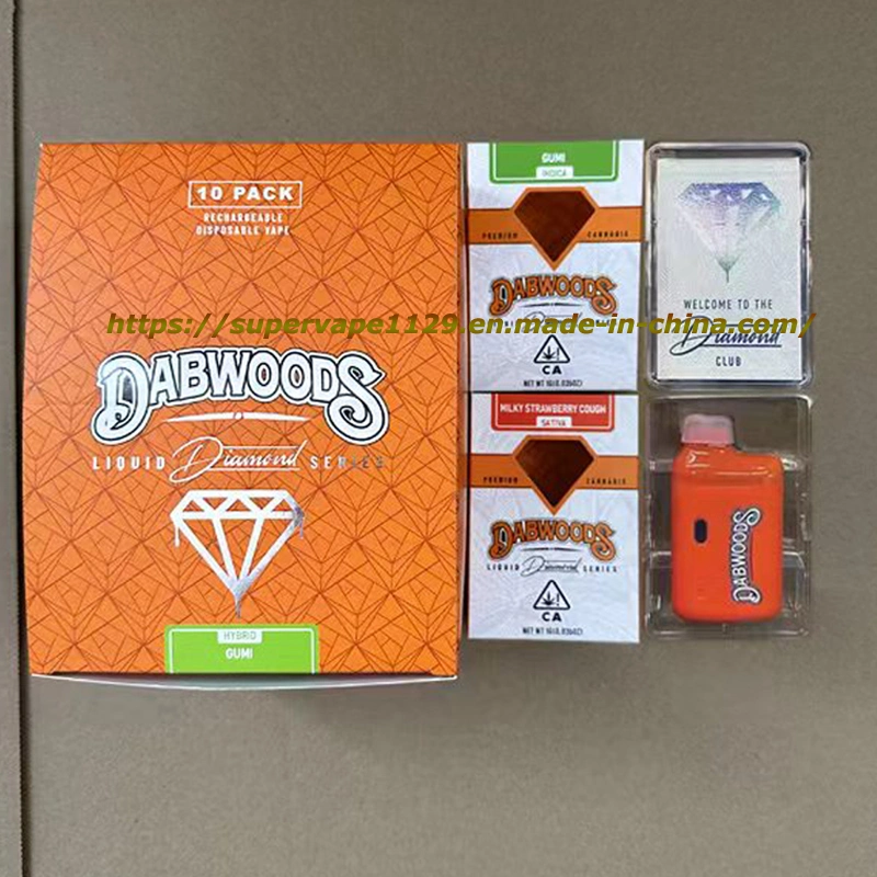 Dabwoods Liquid Diamond DAB Bar Packwoods Packman Empty Disposable Vape Pen