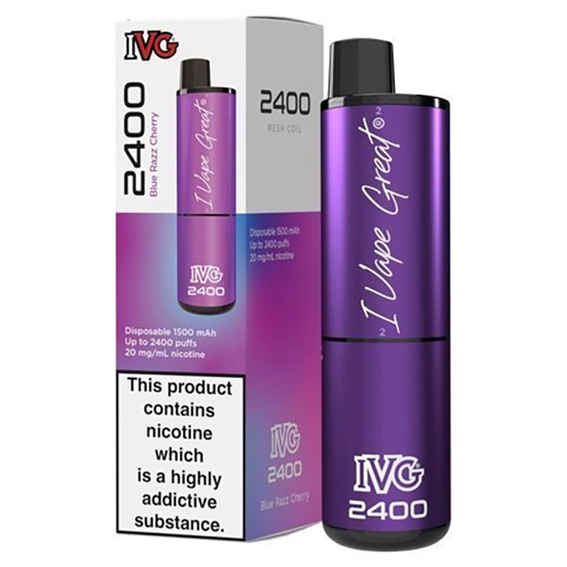 Factory Directly Customized Disposable Ivg 2400 Puffs Wholesale Disposable Vapes