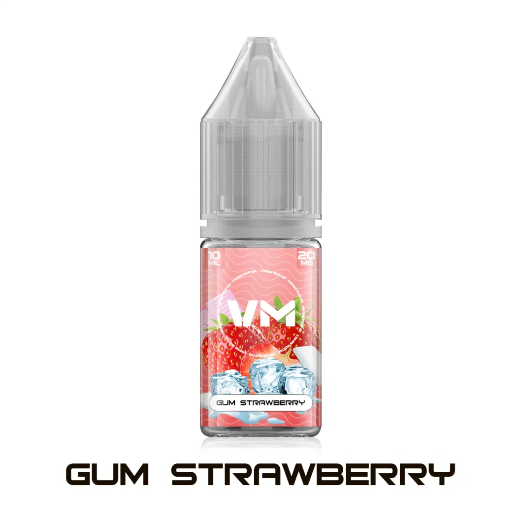 Vm Hot Sale Bubblegum E Juice Flavors E Liquid 10ml Bottle Vape Pod 20mg Ejuice Eliquid for USA UK Dubai Malasia Market