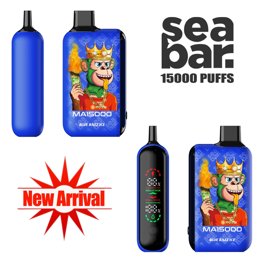 Popular Brand Seabar 15000puffs 15K Nicotine Rechargeable Disposable Vape Shops Near Me