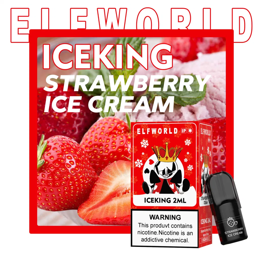 Wholesale Disposable Elf World Iceking Vape 600 Puff Bar Factory Supply Quality E Vape