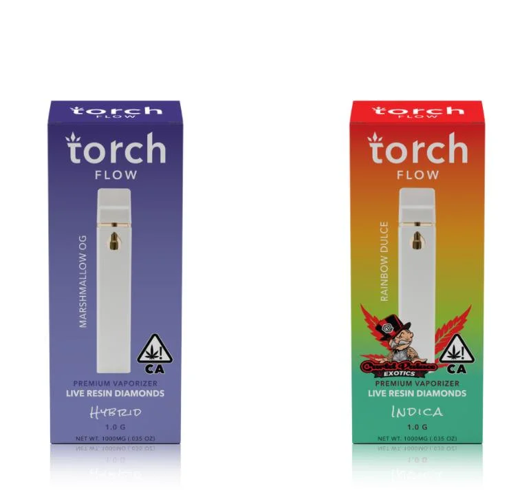 Newest Torch Diamond Empty Vaporizer 12 Strains Premium 2ml Torch Diamond Oil Disposable Vape Pen