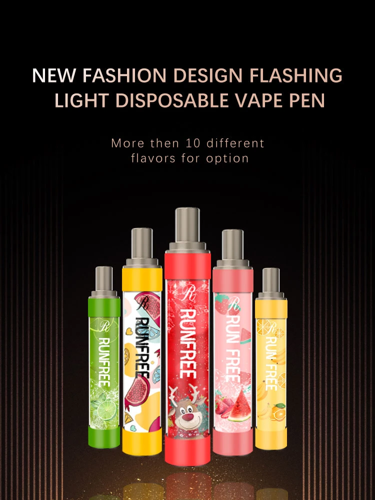 Runfree Custom Cartridges Wholesalei Disposable Bar Elf Puff Pen Dry Herb Vaporizer