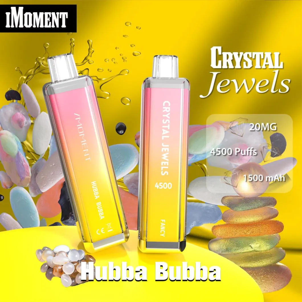 Wholesale Cheap Crystal Jewels 4500puffs Disposable Vape UK 2% Nicotine Vape Pen