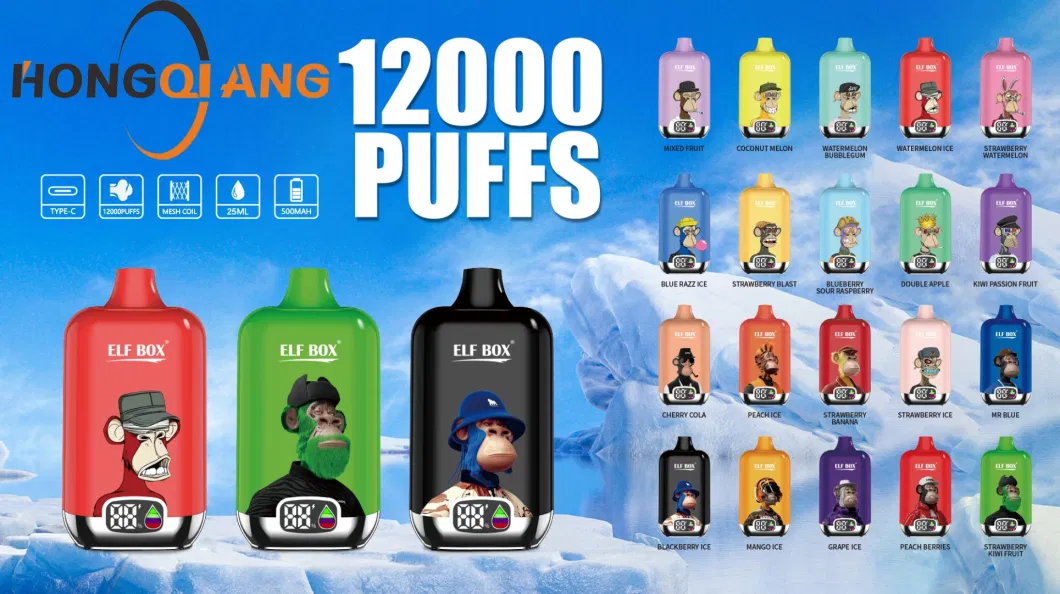 12000puffs Vape Digital Display 25ml E-Liquid Disposable Vapes Wholesale I Vape Get E Cigarette