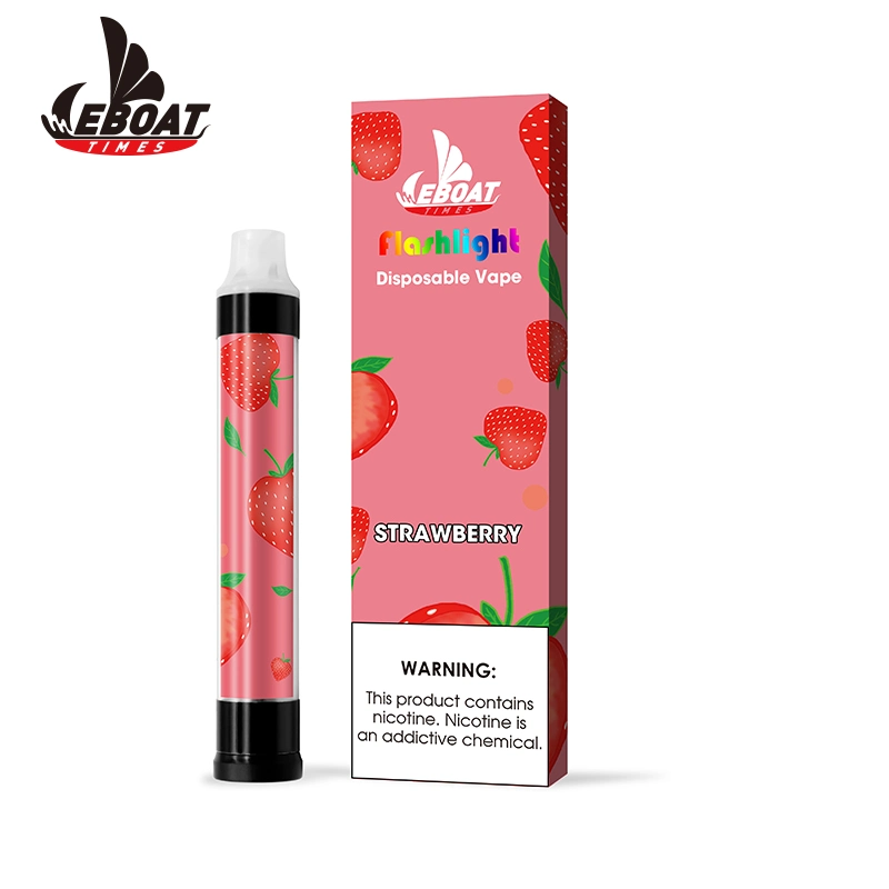 Custom Vape Flavors E-Cigarette 1000puffs Disposable Vape Pen with Cool Flashing Light