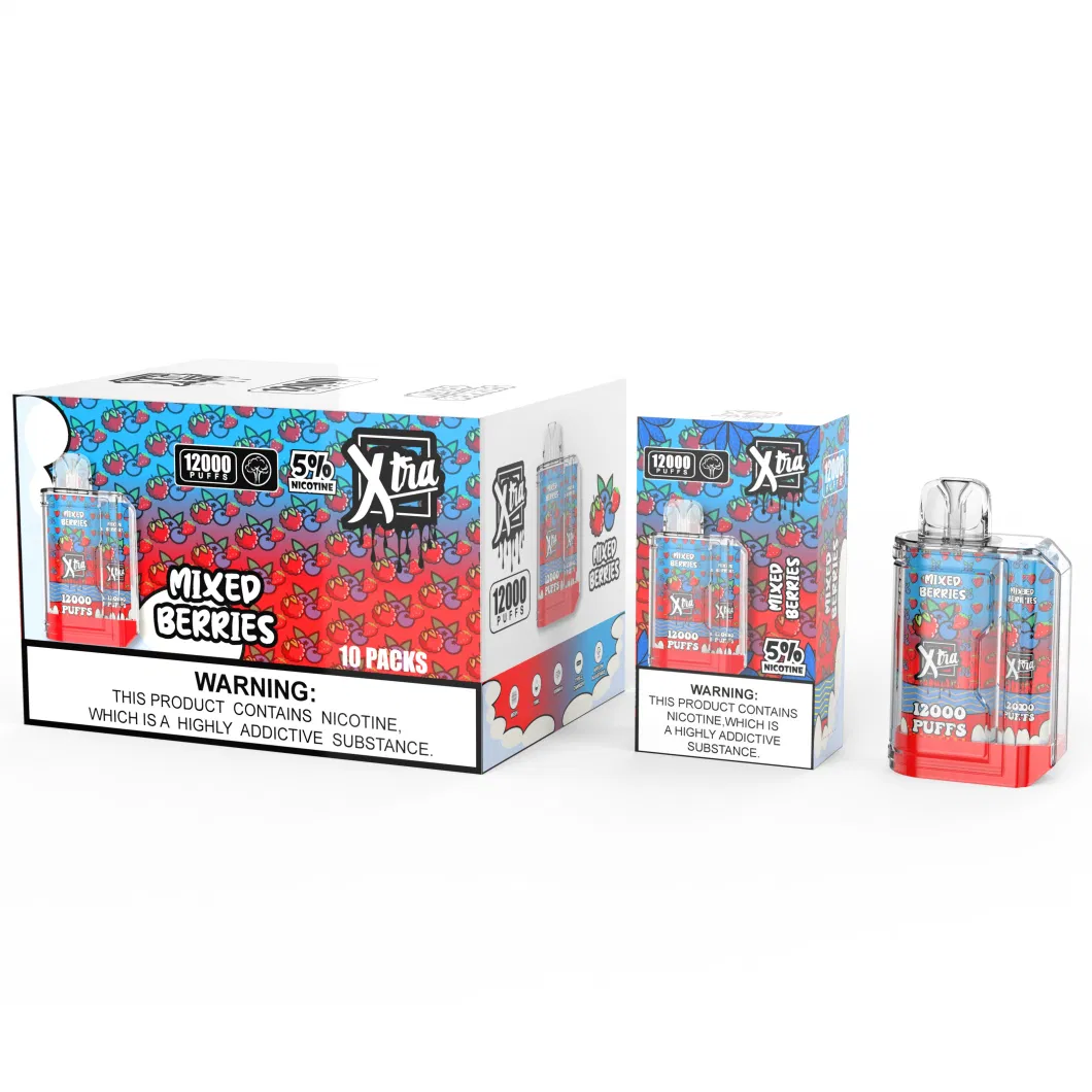 Wholesale Mesh Coil Disposable Vape Elf World Pod Device 600 2500 5000 6000 7000 7500 8000 8500 10000 Disposable Vape Pen E-Cigarette Xtia 12000 Puffs Air Flow