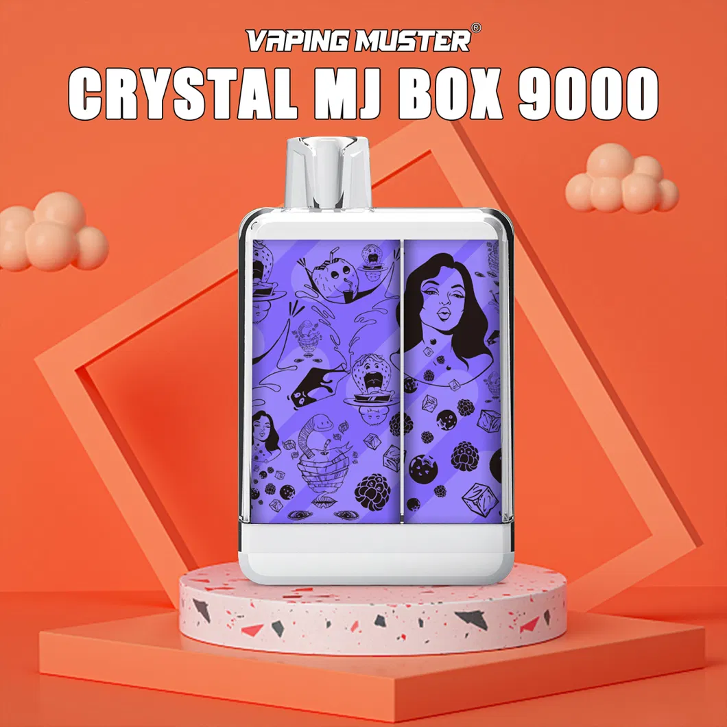 Vaping Muster Big Sale Crystal Box 9000 Vape Pod Wholesale Vape Pen