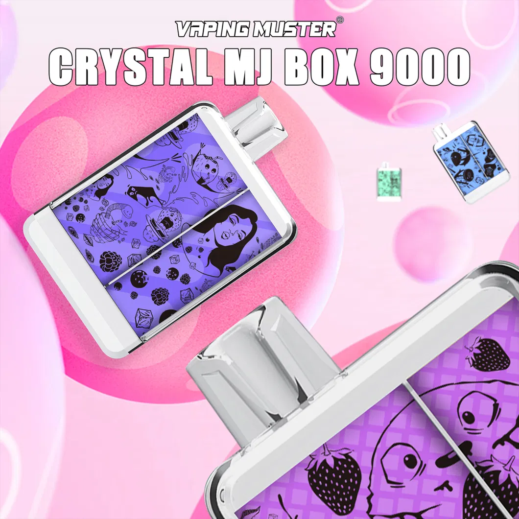 Vaping Muster Big Sale Crystal Box 9000 Vape Pod Wholesale Vape Pen