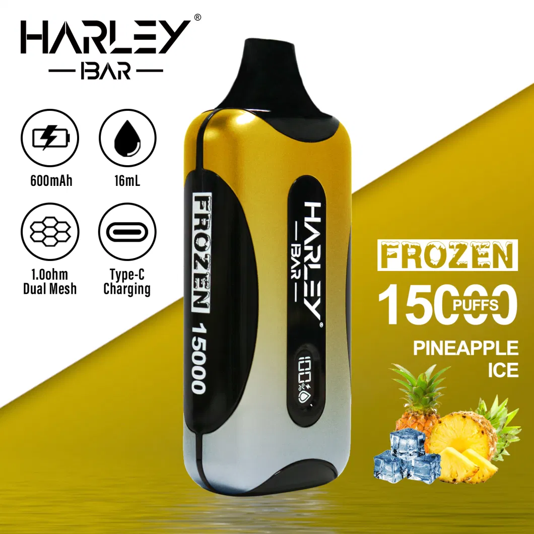 Harleybar Frozen 18K Vaporizer EU Warehouse E-Cigarettes Vape 18000 Puffs Vapers 15000 Geek Price Bar Disposable Vapers