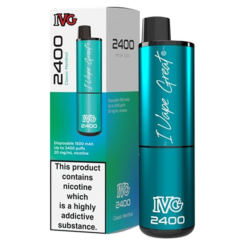 Factory Directly Customized Disposable Ivg 2400 Puffs Wholesale Disposable Vapes