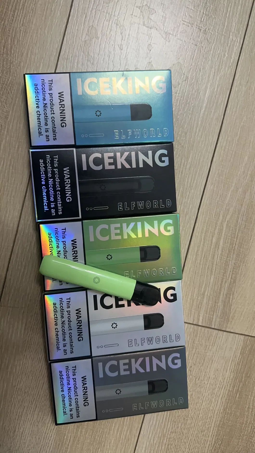 Elfworld Iceking Pod 600 Tpd Puff Innokin Relx-Pen Disposable Vape Pen Replace Pod System Vape Pen Disposable Elf Pod Bar0%2%5% Nic OEM Vape Hookah Bar EU