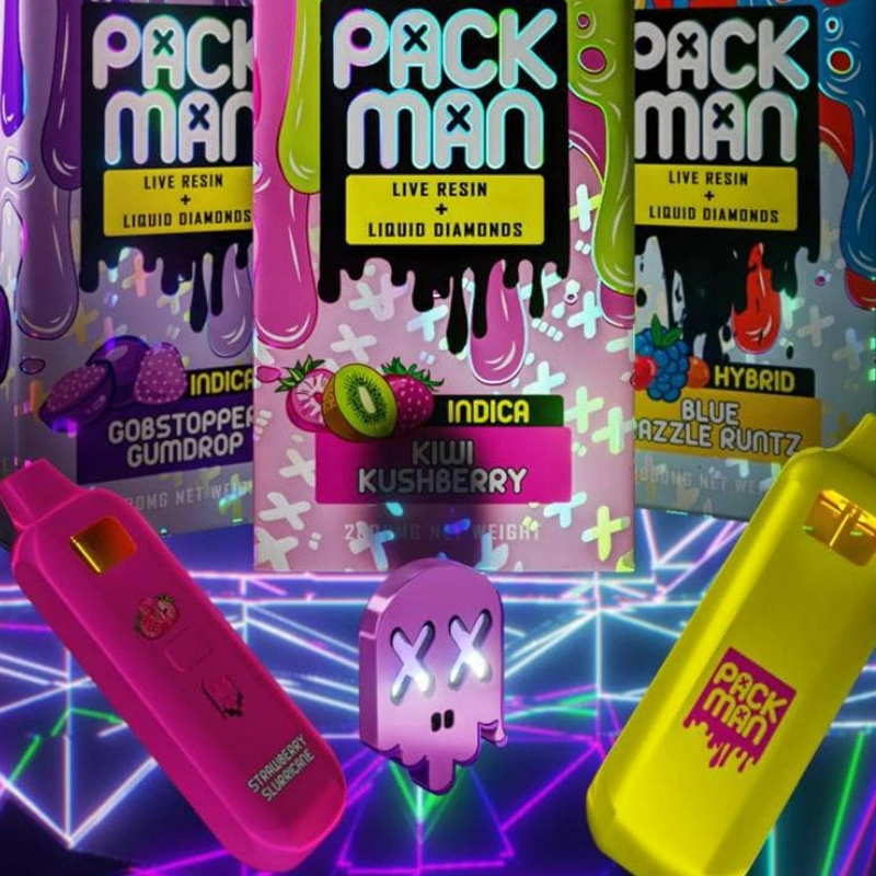 New Pack Man Gen3 Disposable Vape Pen 2ml Packman Empty Thick Oil Vape Pen