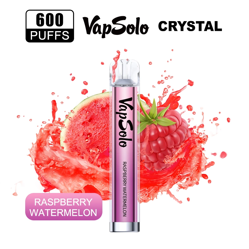 Vapsolo Crystal Bar Disposable Vape Elfbar 600 Puffs Smoke Vape E Cigarette Crystal Finish Portable Vape Pen Starter Kit