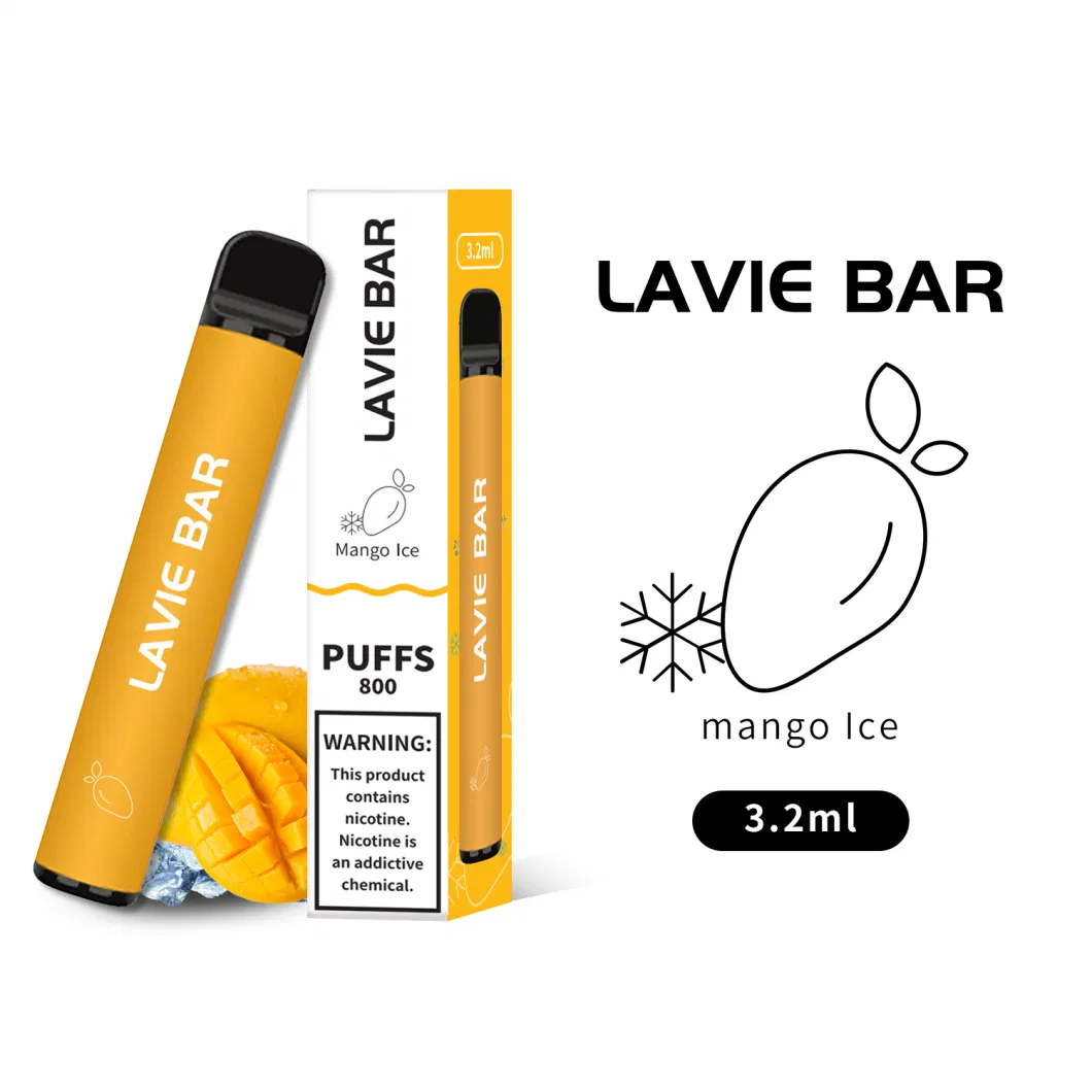 Lavie 800 Puffs Disposable Vaper Electronic Cigarette Puffs OEM ODM Vape