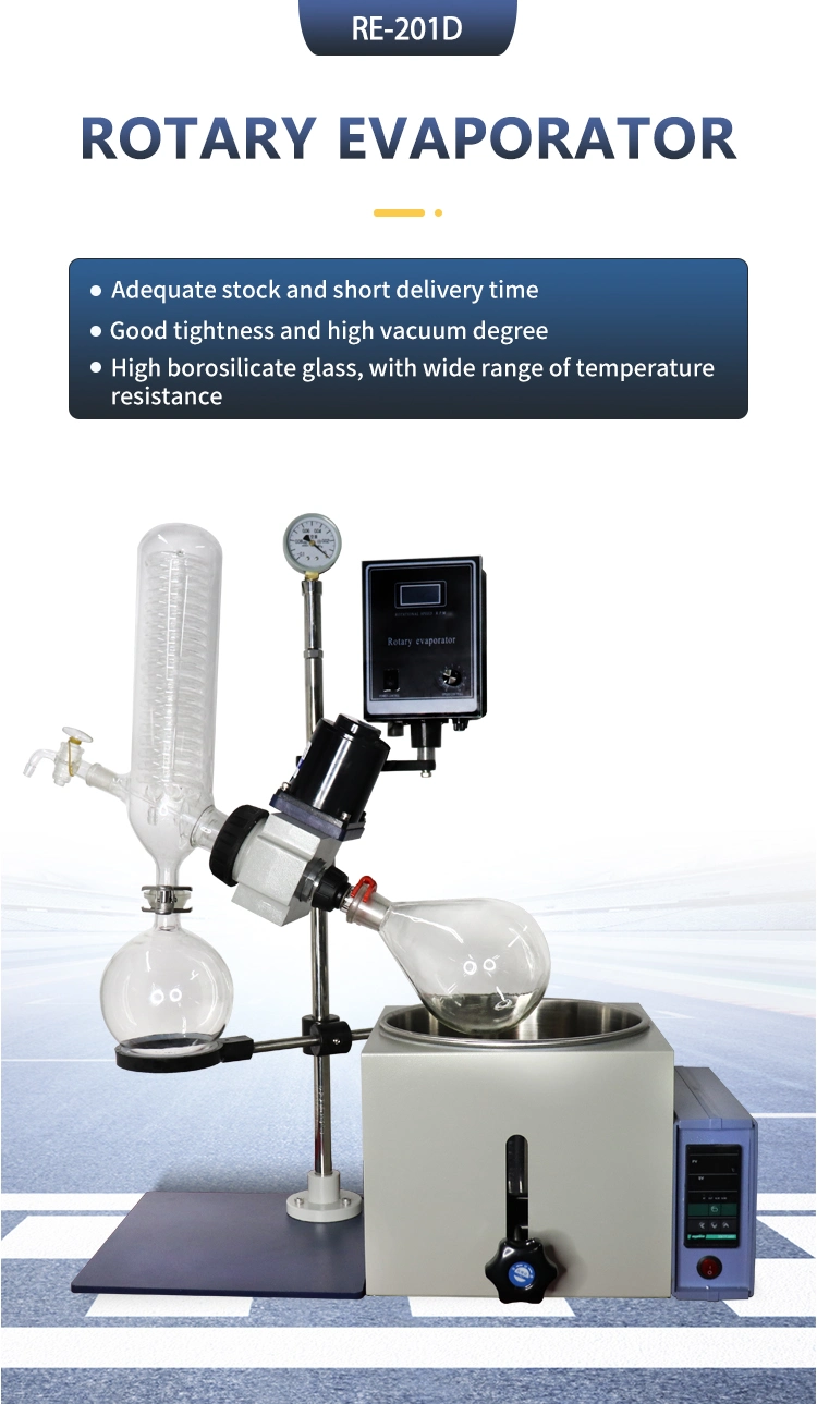 2L 5L 10L 50L Auto Lifting Digital Thin Film Rotary Vaporizer Price Vacuum Ex-Proof Rotary Evaporator Rotovap with Water Bath