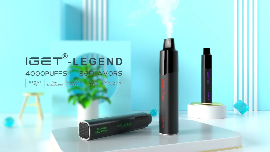 Iget Legend Vape Electronic Cigarette 4000 Puffs