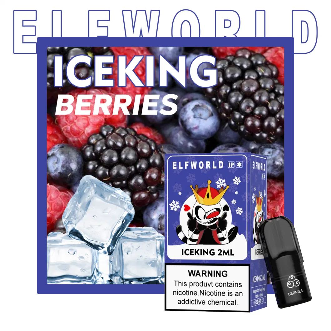 Wholesale Disposable Elf World Iceking Vape 600 Puff Bar Factory Supply Quality E Vape