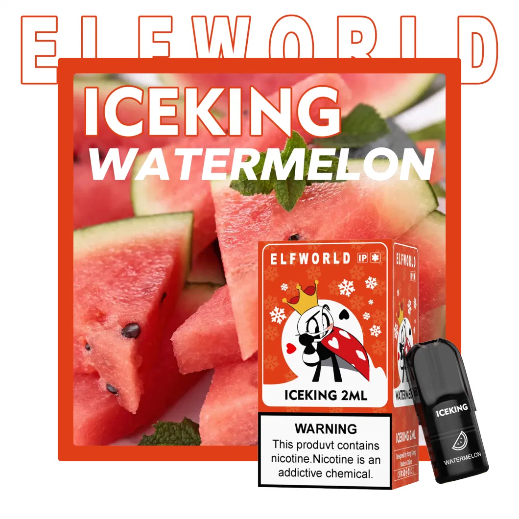 Wholesale Disposable Elf World Iceking Vape 600 Puff Bar Factory Supply Quality E Vape