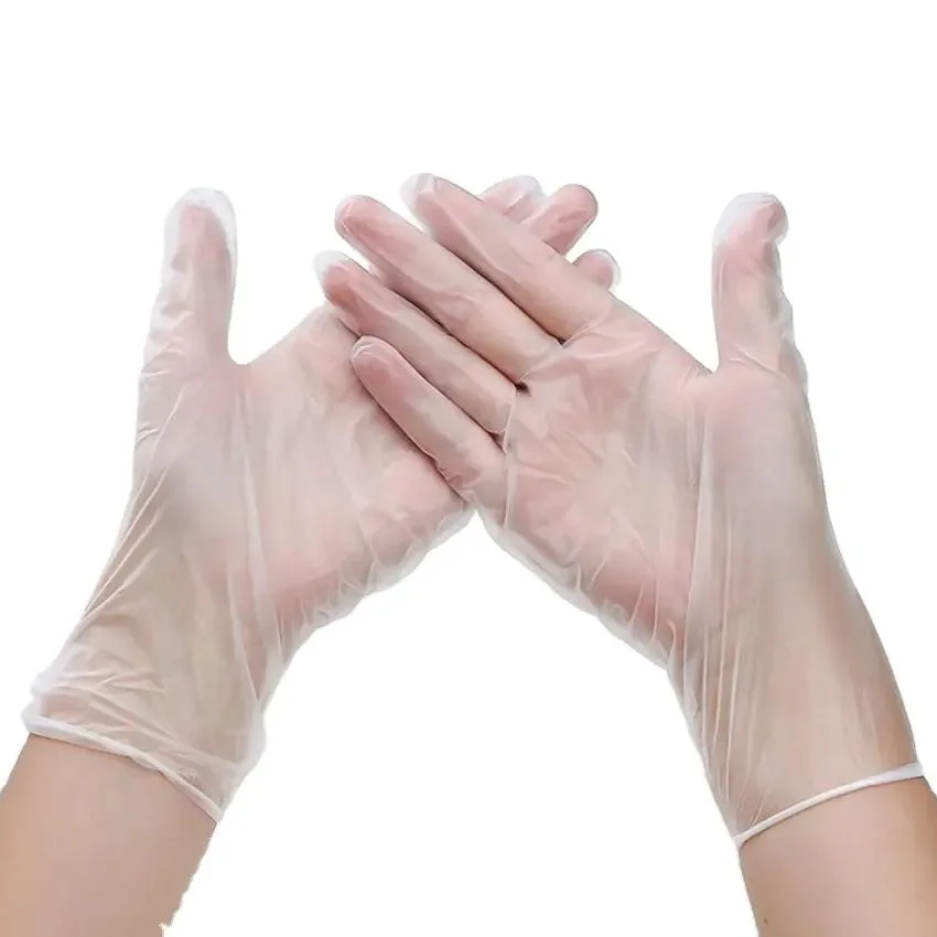 Cheapest Disposable Vinyl Gloves Clear Color Examination Hand Gloves Disposable