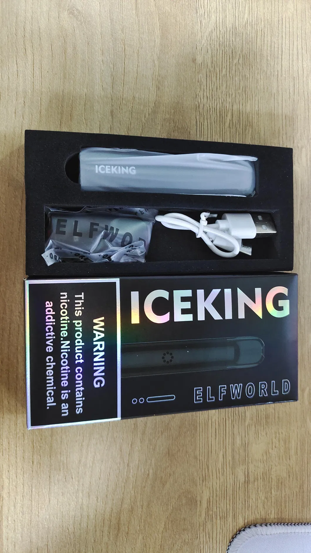 Elfworld Iceking Pod 600 Tpd Puff Innokin Relx-Pen Disposable Vape Pen Replace Pod System Vape Pen Disposable Elf Pod Bar0%2%5% Nic OEM Vape Hookah Bar EU