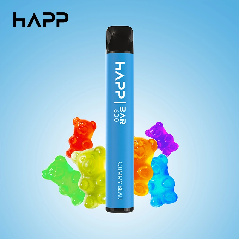 Logo Printed Customized Brand 600 Puffs Vape Disposable Electronic Cigarette Wholesale Vaper Pen