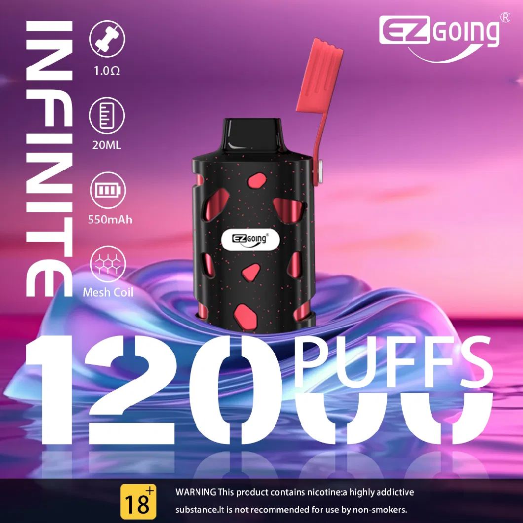 Ezgoing Factory EU Vape 12000puff 20000puff 25000puff Pocket Mini Disposable E Hookah Charger