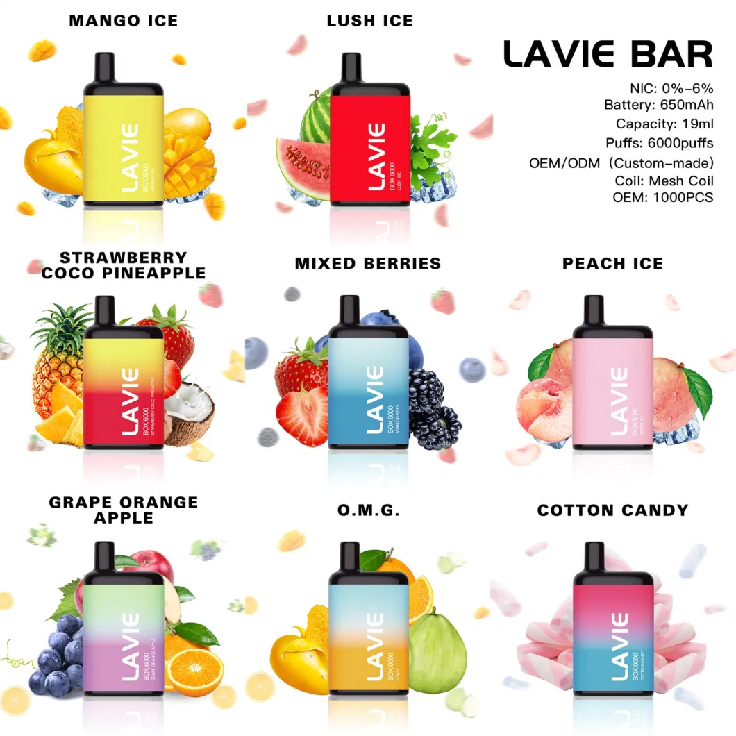 Lavie Box 6000 Puffs Disposable Vape Vapor