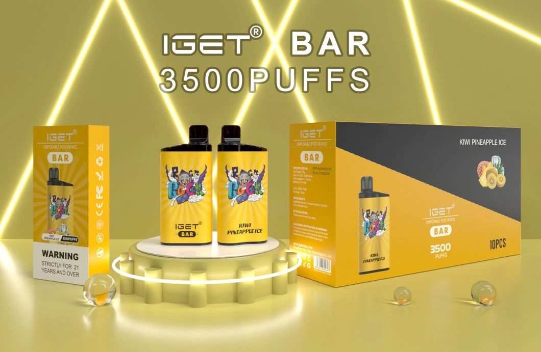 Wholesale E Cigarette 2022 Best-Selling 20 Flavors Prefilled Disposable Vape Pen 3500 Puffs Ige Bar Vapes