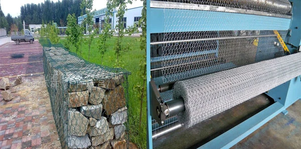 8*10cm10*12cm Galvanized/PVC Coated Gabion Mesh/Gabion Box