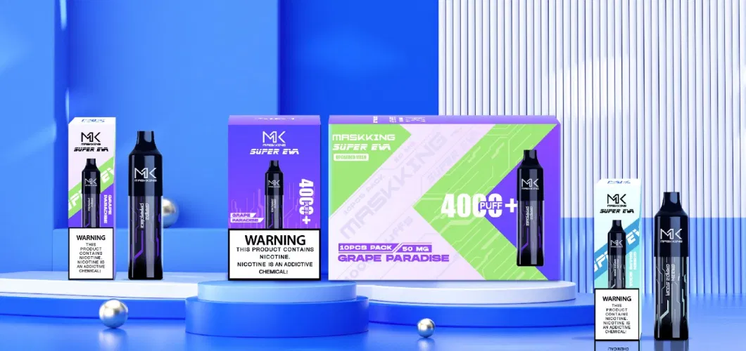Disposable Vape Amazon Factory Wholesale Maskking Vape 4000 Puffs Super EVA 10ml Juice Vape Pen