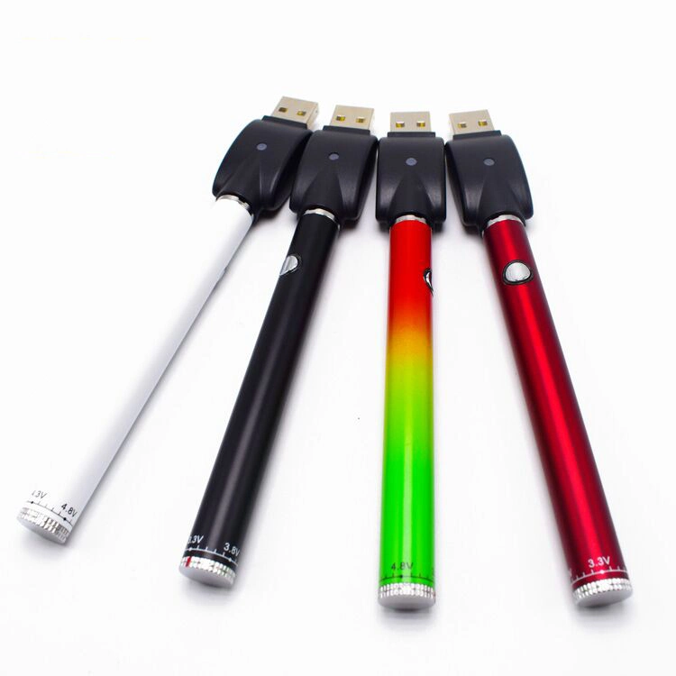 Top Selling Colorful Voltage Vape Pen Battery 510 Thread Wax Pen Battery