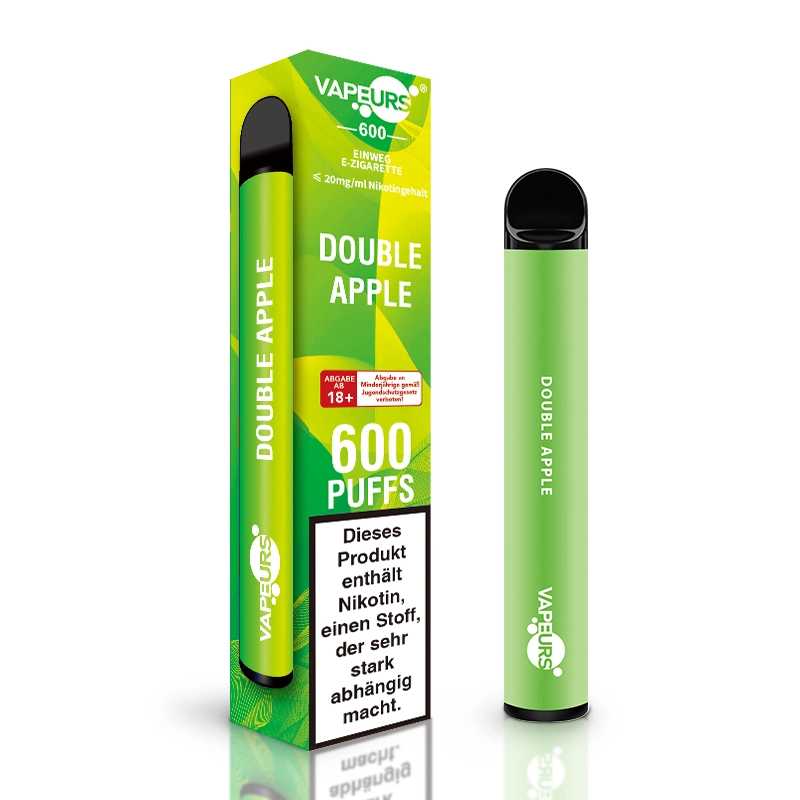 Vapeurs Einweg Crazy Selling Vape 600 Puffs Disposable Vape Pen Nicotine