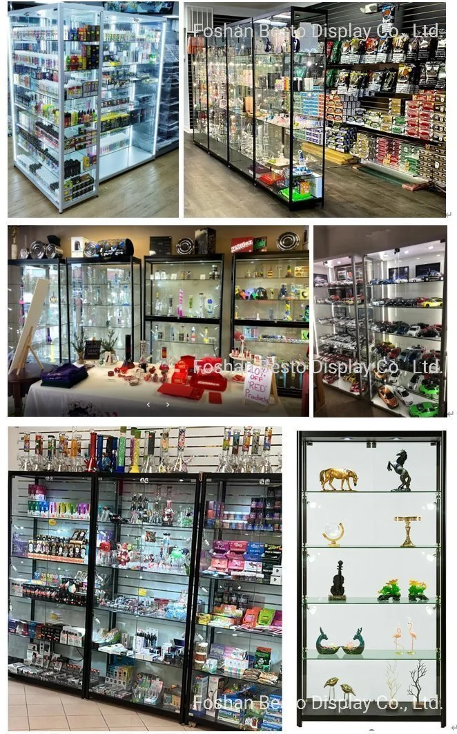 Glass Display Trophy Cabinet for Stores Wholesale, Vape Stores Distributor, Smoke Shop, Jewelry Display