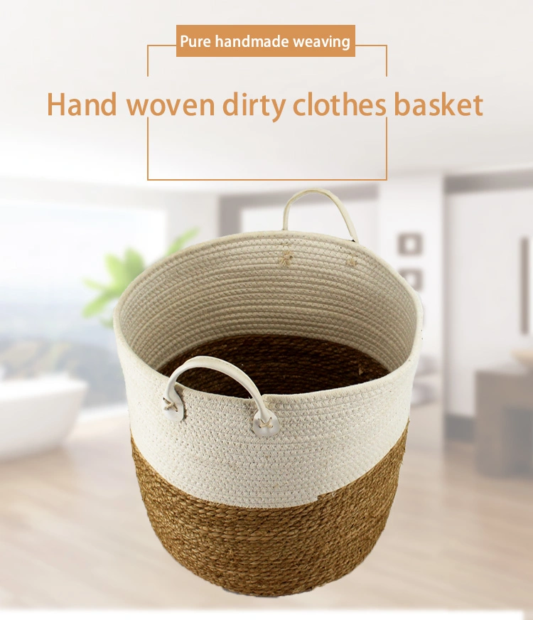 Handmade Woven Strap Handle for Dirty Laundry Basket